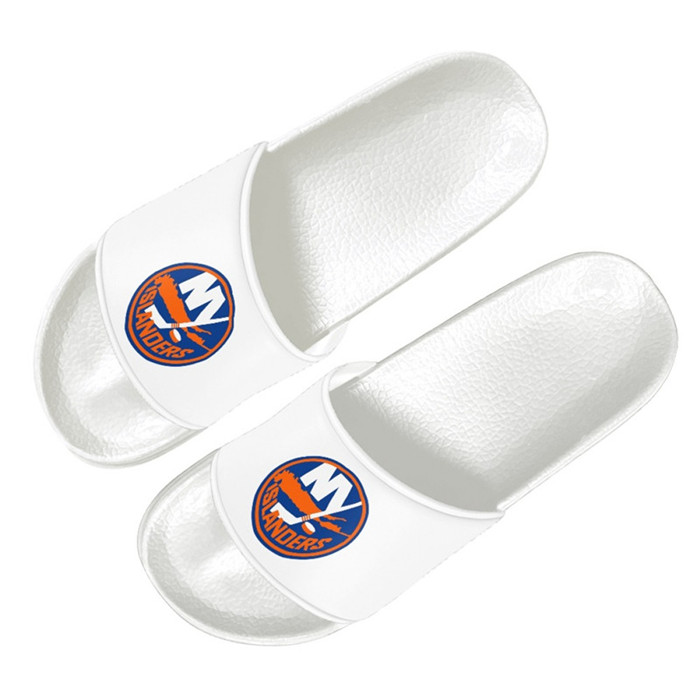 Men's New York Islanders Flip Flops 002